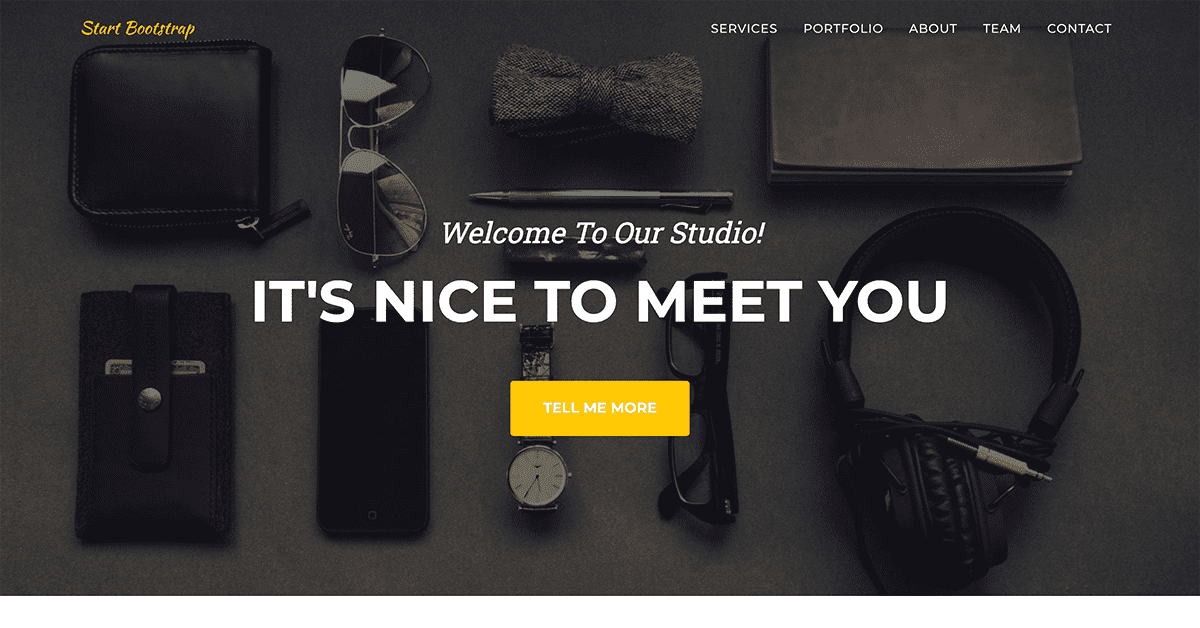 2. Start Bootstrap — Agency